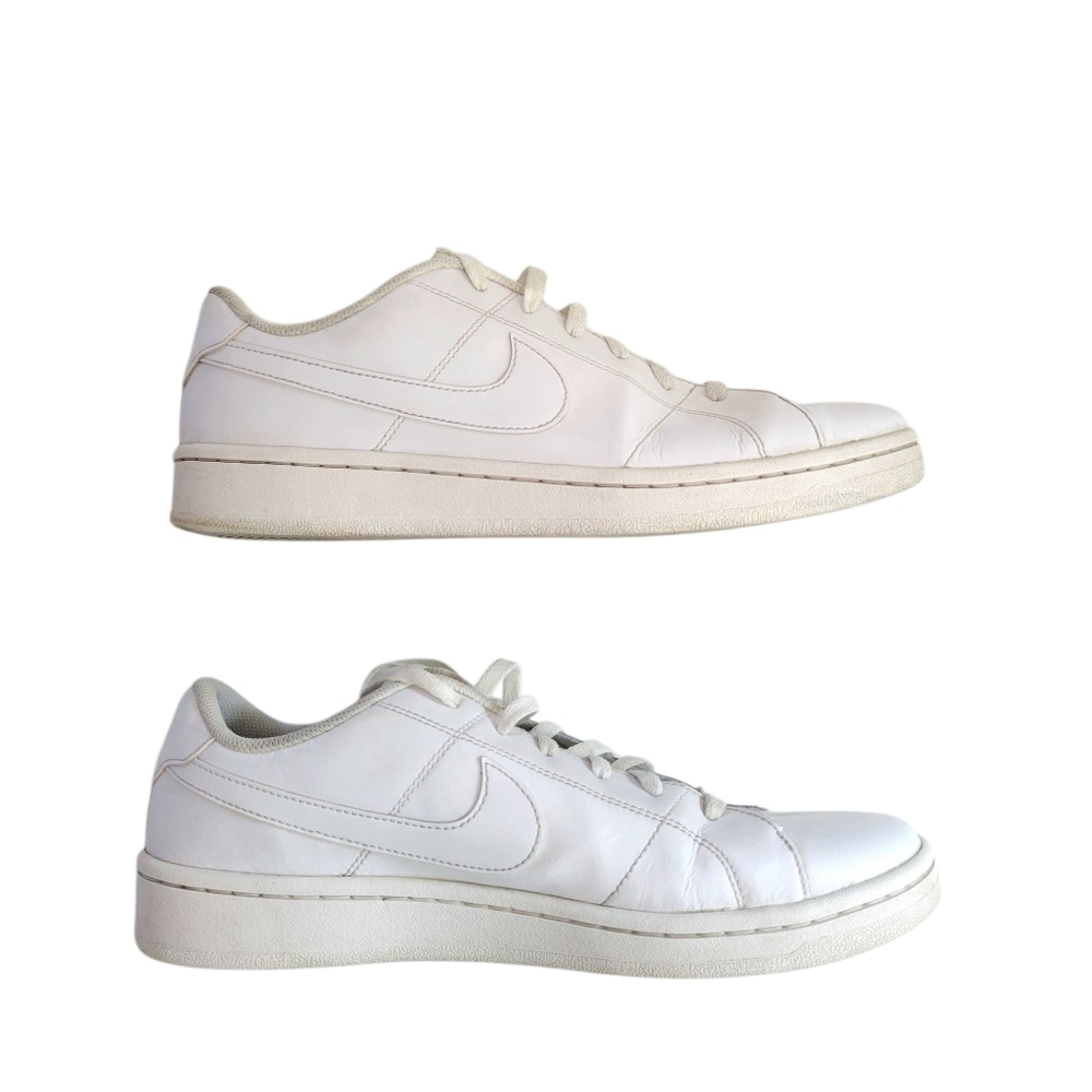 Nike Mens Court Royale 2 Low Top Sneakers Sz 12 Triple White CQ9246-101‎ Casual